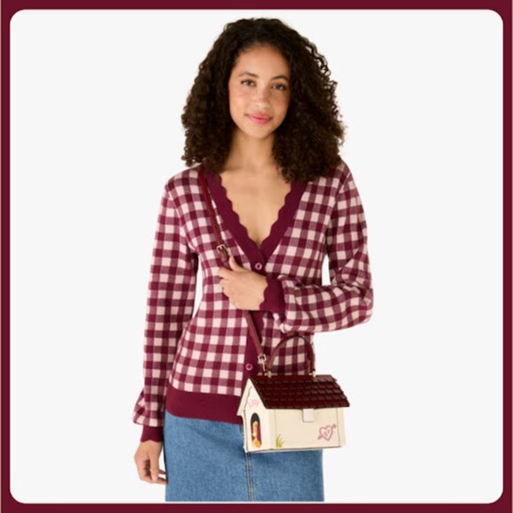 NWT Kate Spade X Disney Dog House Disney Lady Tramp Leather Bag Crossbody Purse - Picture 5 of 13